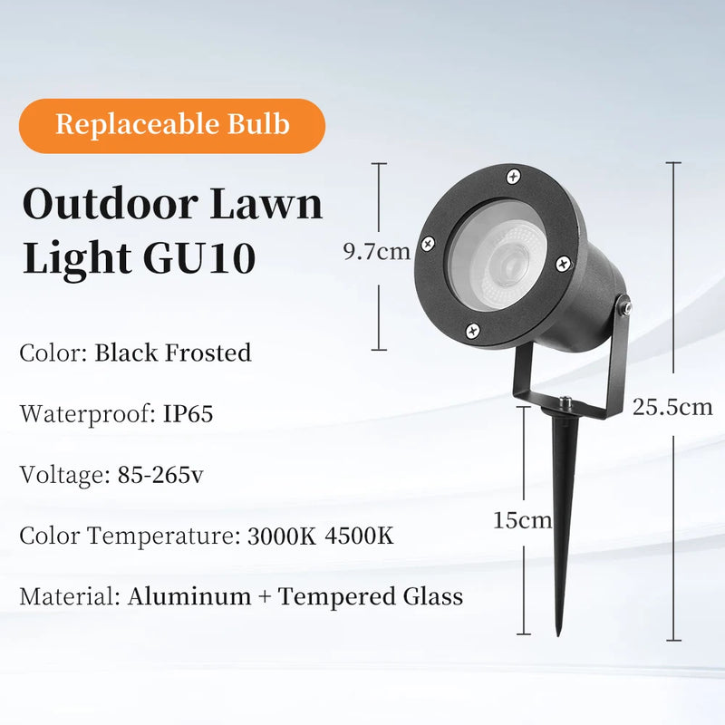 lampe led extérieure pour jardin éclairage paysager étanche et décoratif