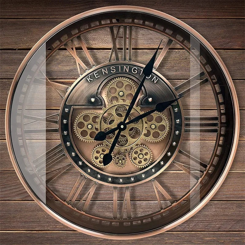 horloge murale mobile en métal décoration intérieure élégante et durable - vue 3 sur 7