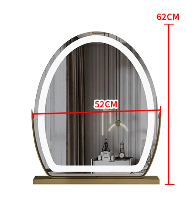 miroir de courtoisie éclairé avec capteur tactile et éclairage dimmable - vue 14 sur 15