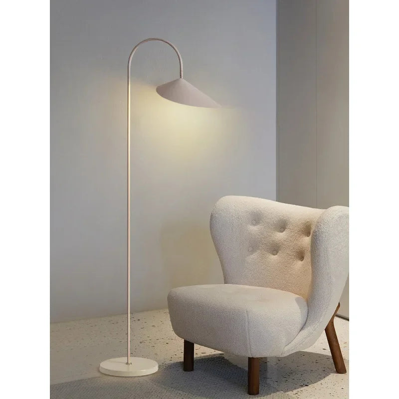 Nordic Minimalist Led Floor Lamp with Changeable Bulb for Living Dining Room Tables Stand Lighting Luminaires - vue 2 sur 8