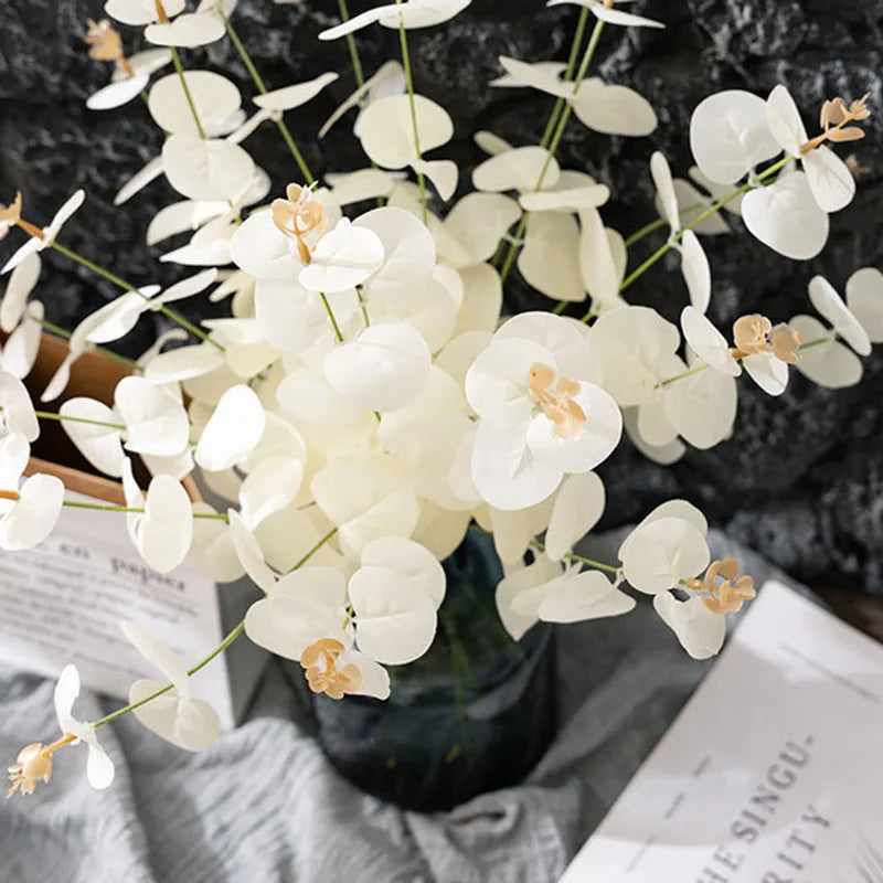 feuilles d'eucalyptus fleurs artificielles pour décorations et arrangements floraux - vue 6 sur 7