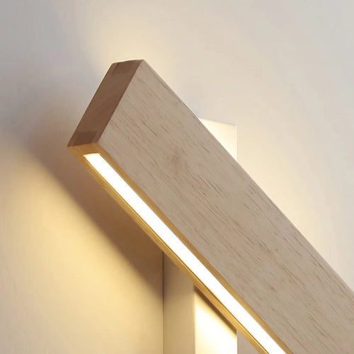 Applique murale LED rotative en bois - vue 6 sur 9