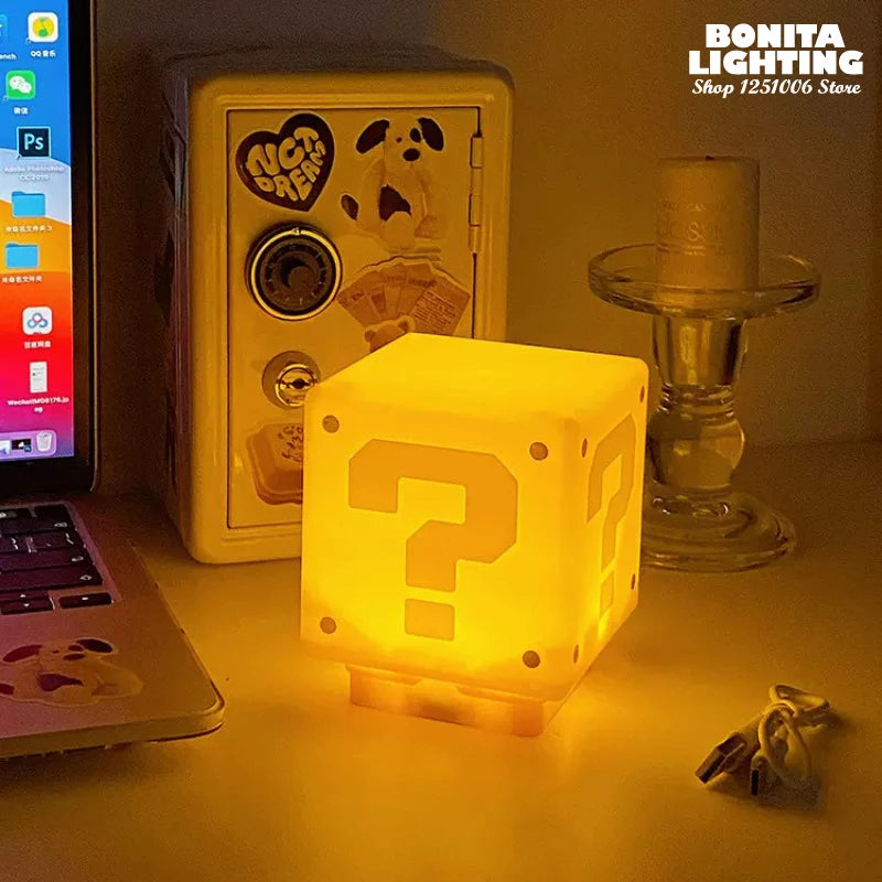 applique murale led super question mark pour décoration e-sports - vue 6 sur 8
