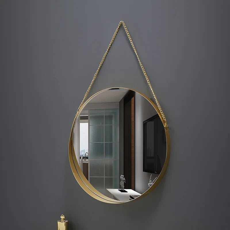 miroir mural rond créatif pour décoration intérieure et maquillage - vue 6 sur 13
