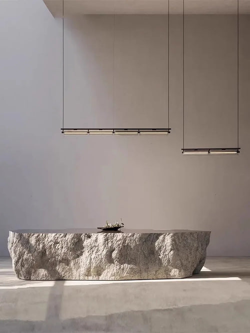 Industrielle Pendelleuchte minimalistisch für moderne und elegante Dekoration - vue 5 sur 8