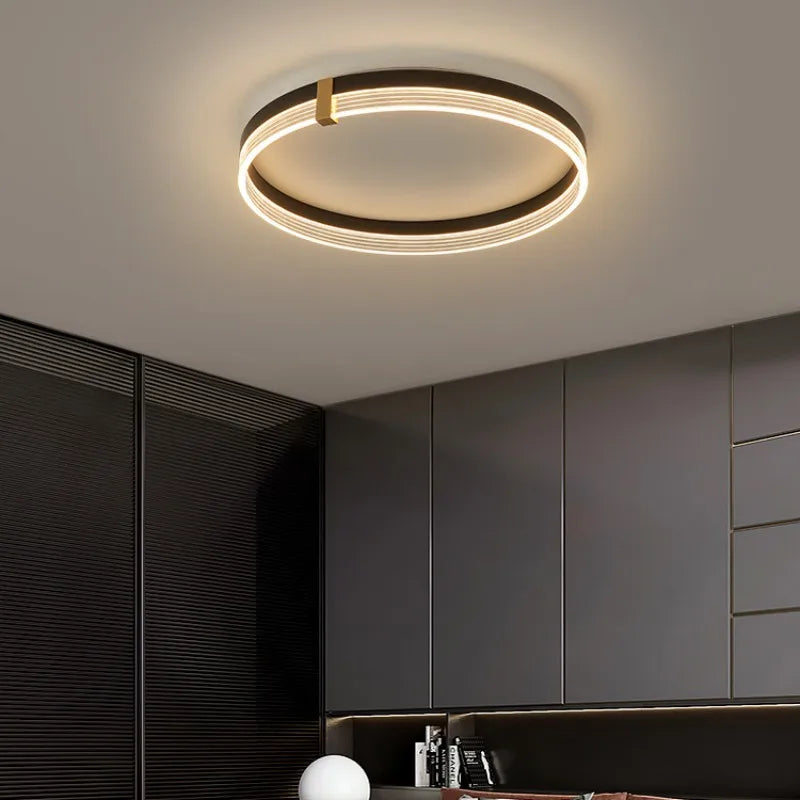 Plafonnier Led minimaliste avec télécommande - vue 6 sur 15