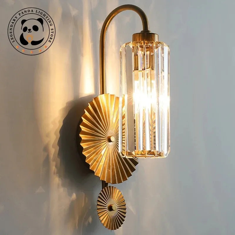 Applique murale LED en cristal de luxe postmodernes - vue 2 sur 14