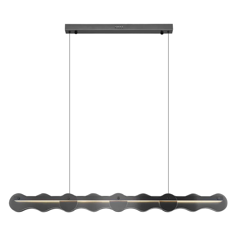 lustre créatif en verre pour ambiance moderne et élégante - vue 7 sur 8