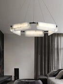 Kronleuchter aus echtem Marmor und Kupfer moderner Design-Leuchte