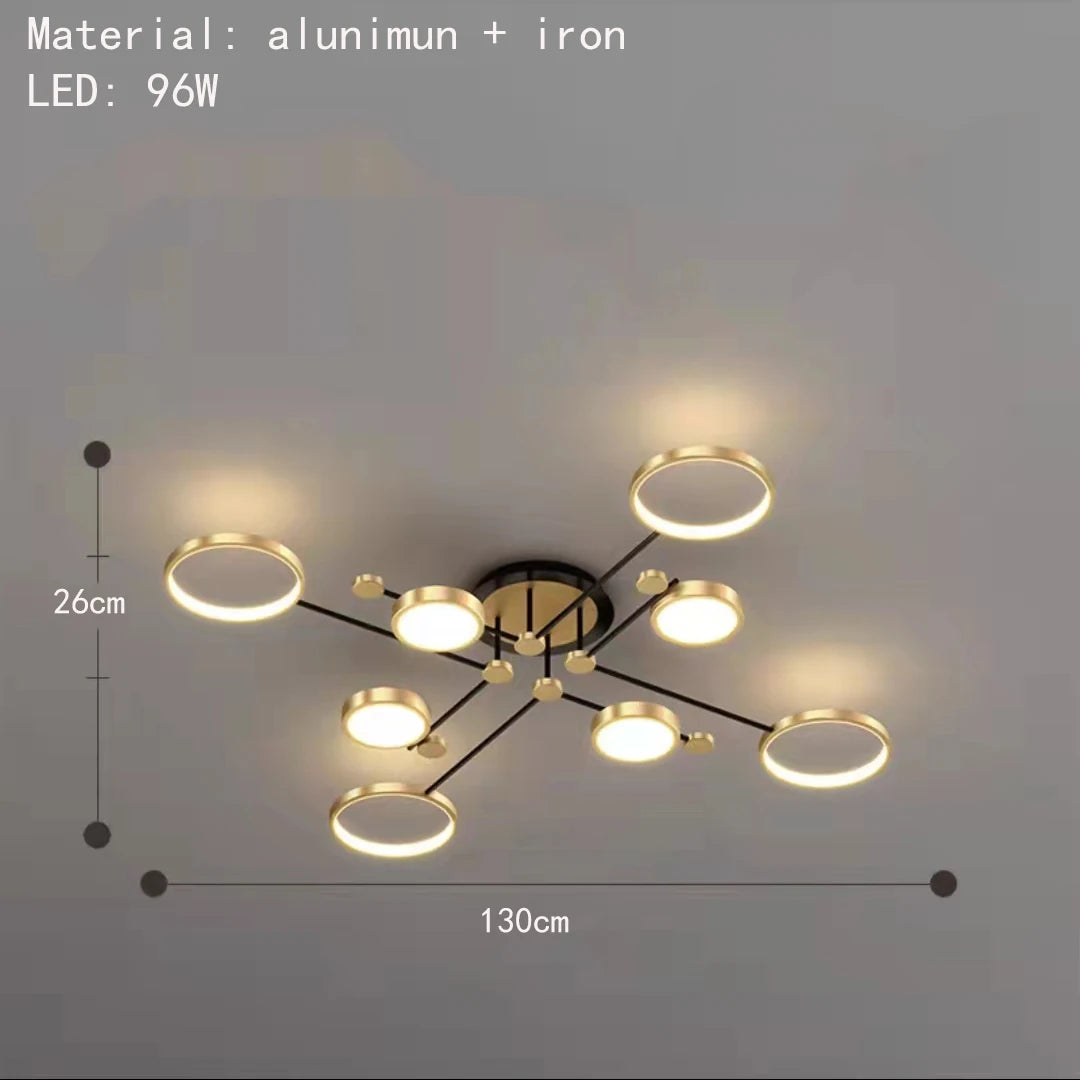 Minimalistische LED-Deckenleuchte 3 Farbtemperaturen dekorative Innenleuchte