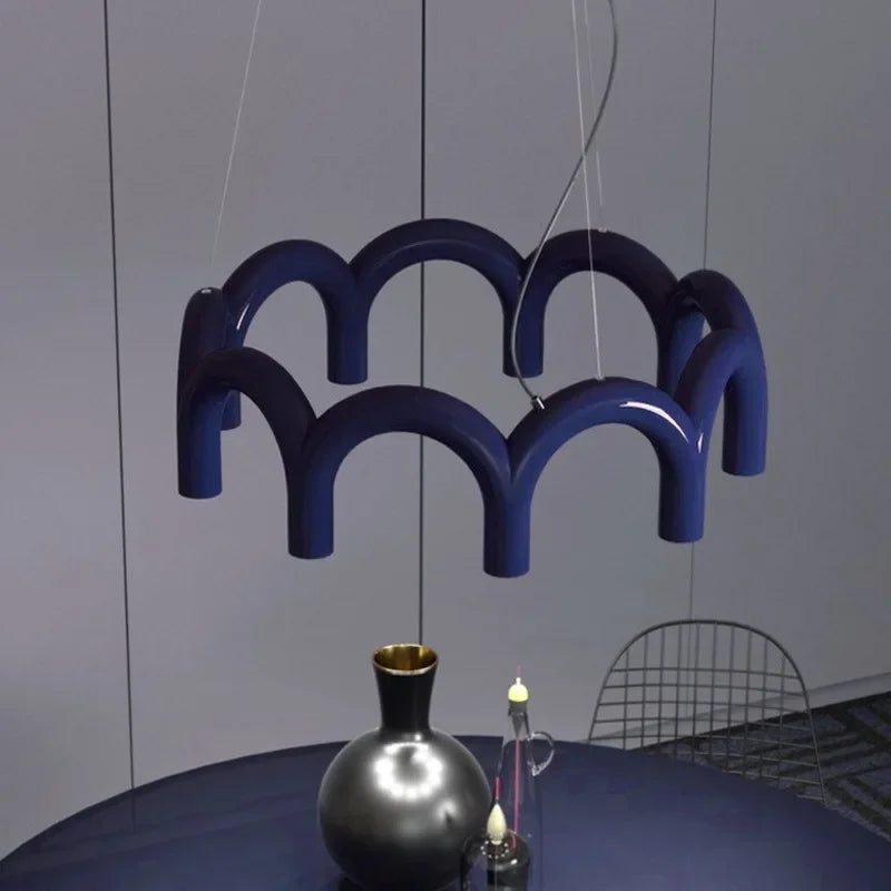 lustre led minimaliste moderne pour tables alimentaires design luminaire - vue 4 sur 14