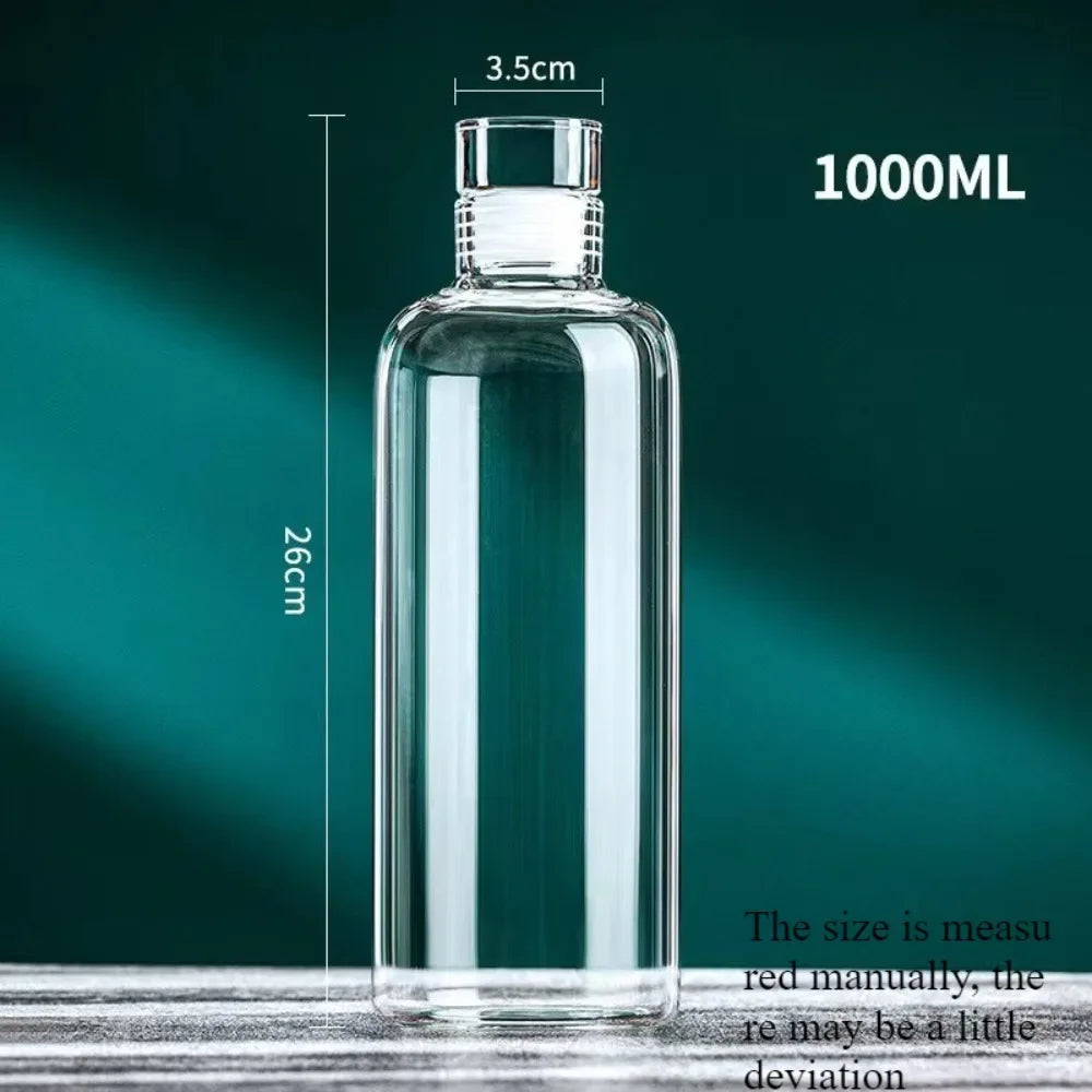 Bouteille verre étanche réutilisable pour boissons et sauces - vue 7 sur 7