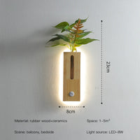 LED-Wandleuchte aus Holz für dekorative Innenräume 2023