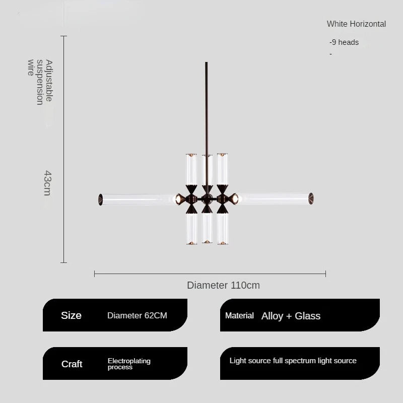 Tischlampe aus Glas im italienischen Design für moderne Räume - vue 12 sur 19