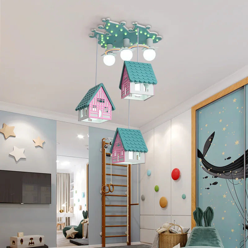 lustre pour chambre d'enfant décorations de noël suspendues - vue 3 sur 8