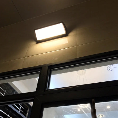 LED-Außenwandleuchte Aluminium, wasserdicht für Garten und Außenbereiche - vue 6 sur 8
