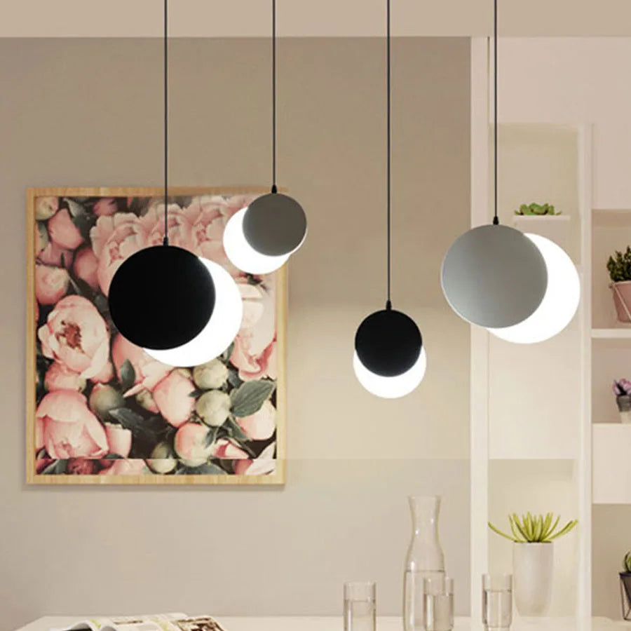 Moderne Pendelleuchte Dekorative Design-Luna für den Innenbereich - vue 3 sur 10