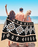 serviette de plage motif aztèque douce absorbante polyester
