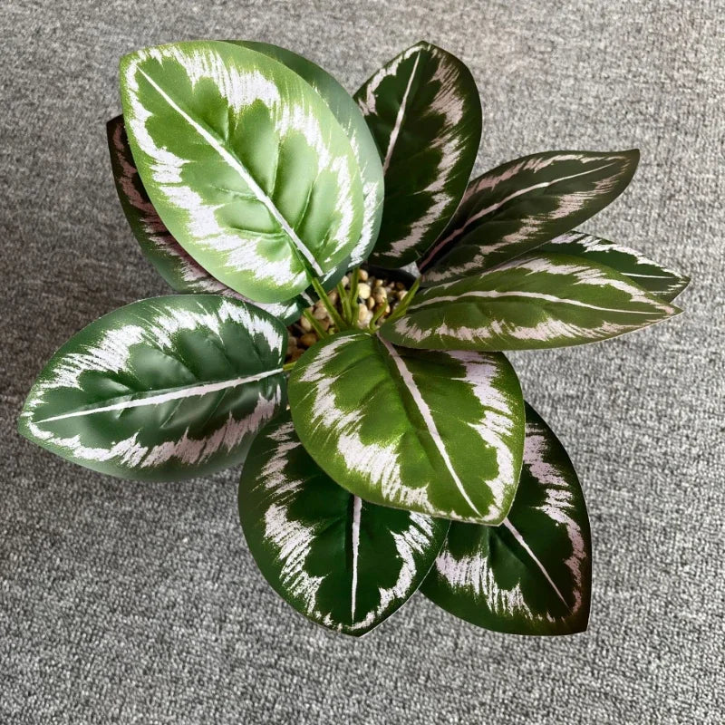 feuilles de phénix artificielles décoration verte en plastique - vue 10 sur 40