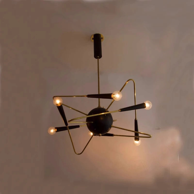suspension nordique design industriel éclairage moderne pour intérieur - vue 4 sur 9