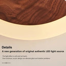 Applique murale LED nordique en noyer