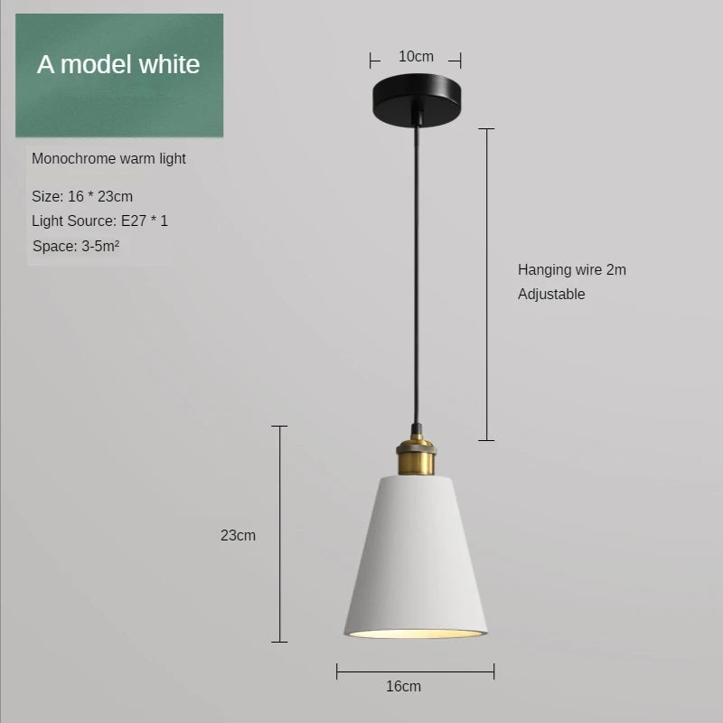 Suspension LED de Style industriel - vue 7 sur 22