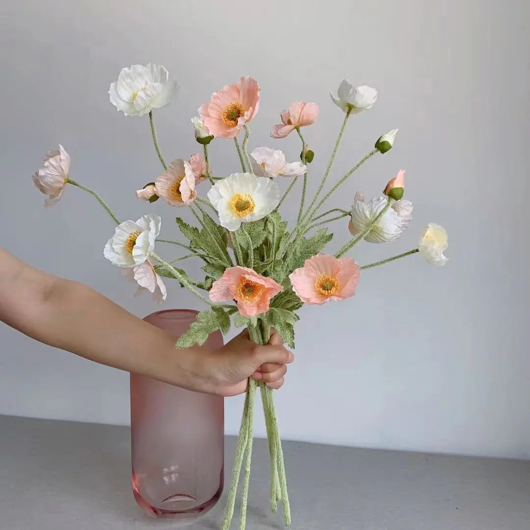 fleurs artificielles à tige longue pour décoration mariage et événements - vue 3 sur 29