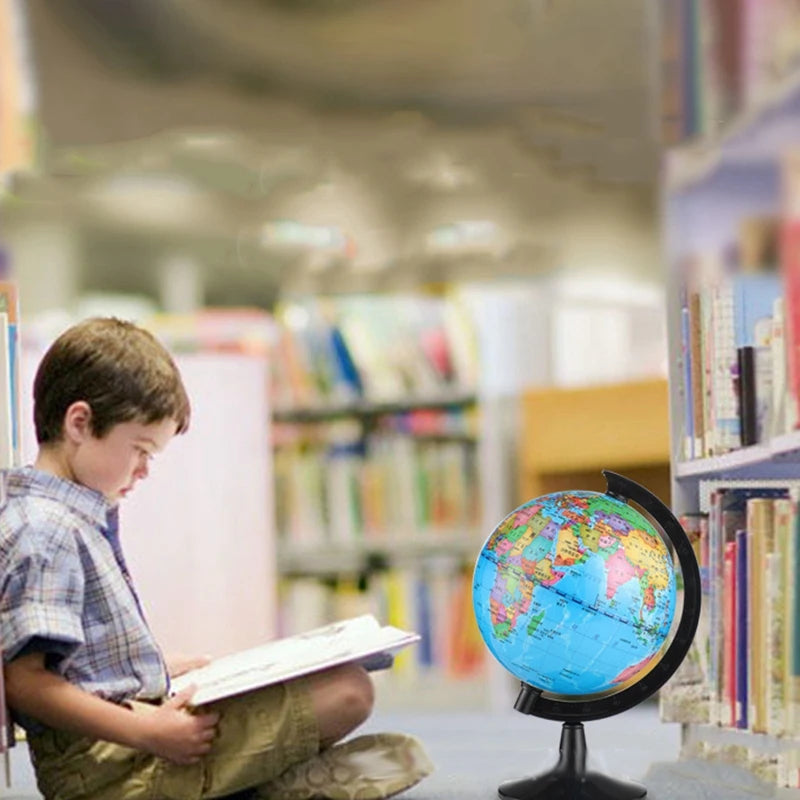 globe terrestre portable rotatif pour apprendre la géographie - vue 8 sur 7