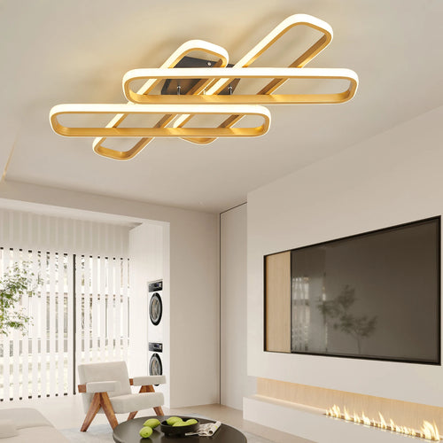 lustre moderne à LED design créatif pour intérieur - vue 5 sur 10
