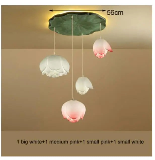 Retro-Pendelleuchte Lotusblume LED - vue 15 sur 22