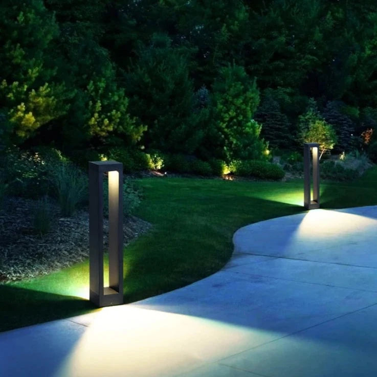 lampadaire led étanche pour éclairage extérieur de jardin - vue 4 sur 10