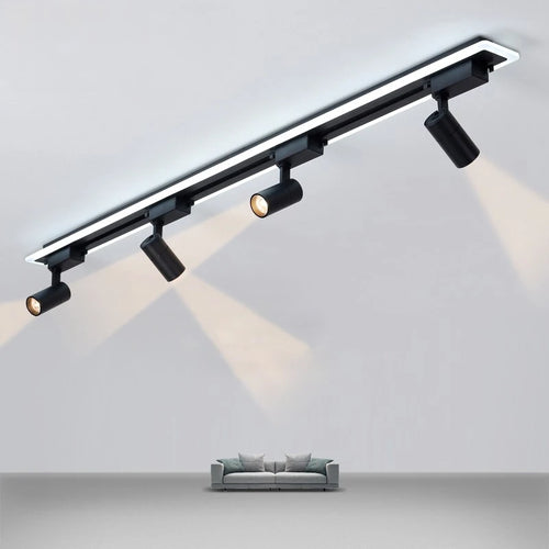 suspension acrylique moderne avec lumière led design épuré