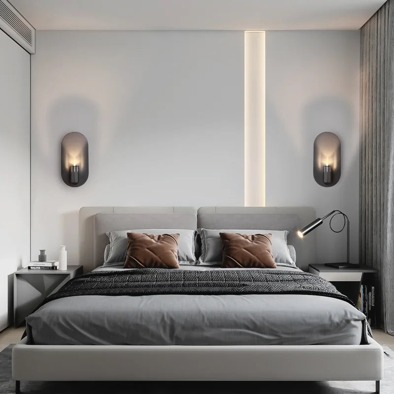 applique murale led en aluminium pour intérieur créatif et moderne - vue 5 sur 7
