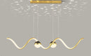 lustre étoile suspension créative pour décoration intérieure
