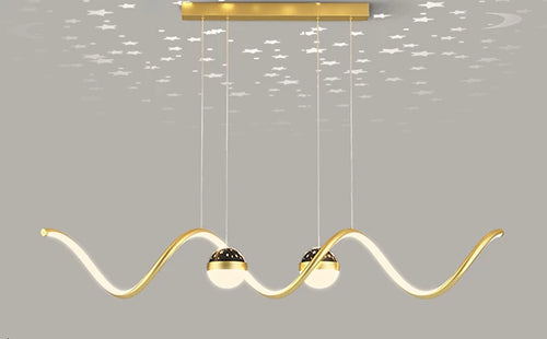 lustre étoile suspension créative pour décoration intérieure