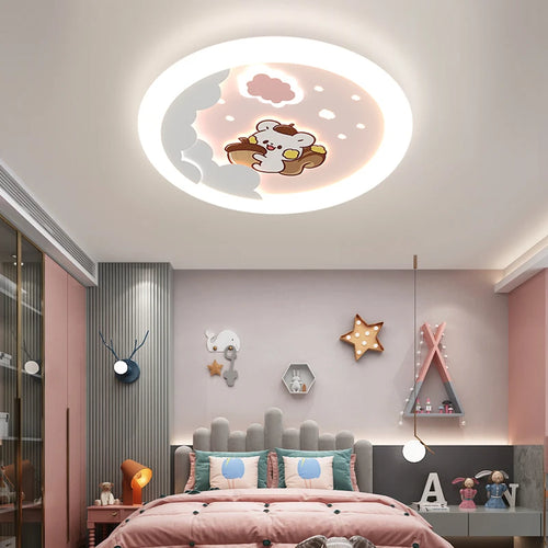 Plafonnier Astronaut für das Kinderzimmer, verspieltes und sicheres Design - vue 4 sur 7