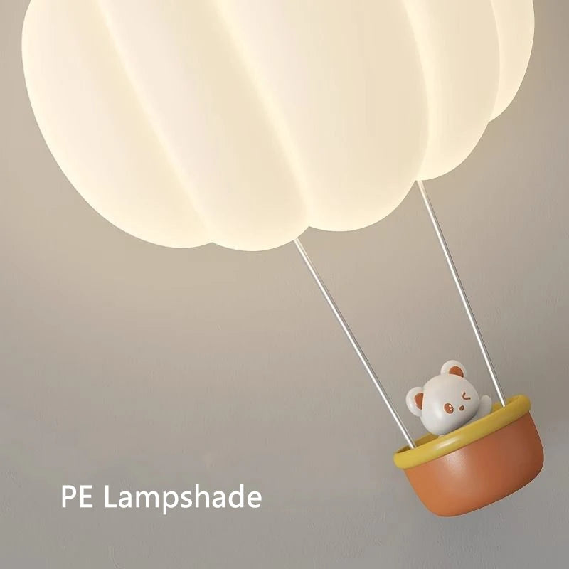 applique murale romantique forme ballon air chaud lampe décorative intérieure - vue 7 sur 8
