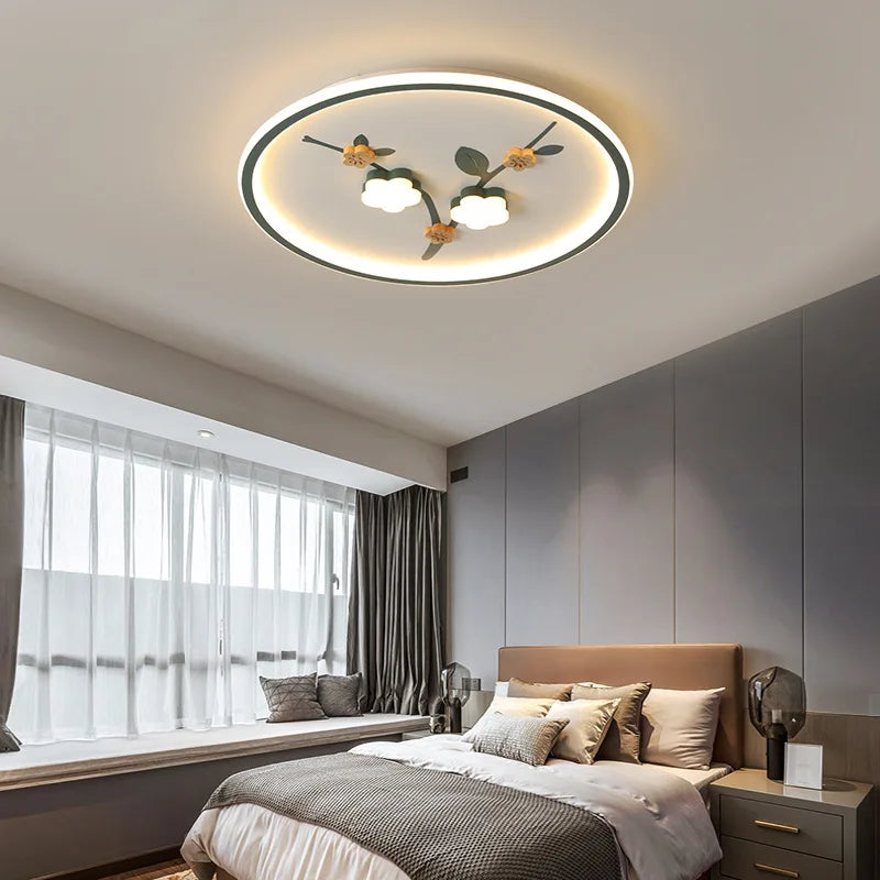 LED-Deckenleuchte im floralen Design für moderne Deckengestaltung - vue 5 sur 12