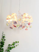 lustre en céramique led style nordique rétro pour un éclairage élégant