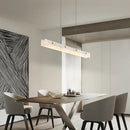 lustre moderne en marbre noir pour décoration intérieure élégante