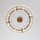 lustre nordique moderne en verre led avec suspension en cristal