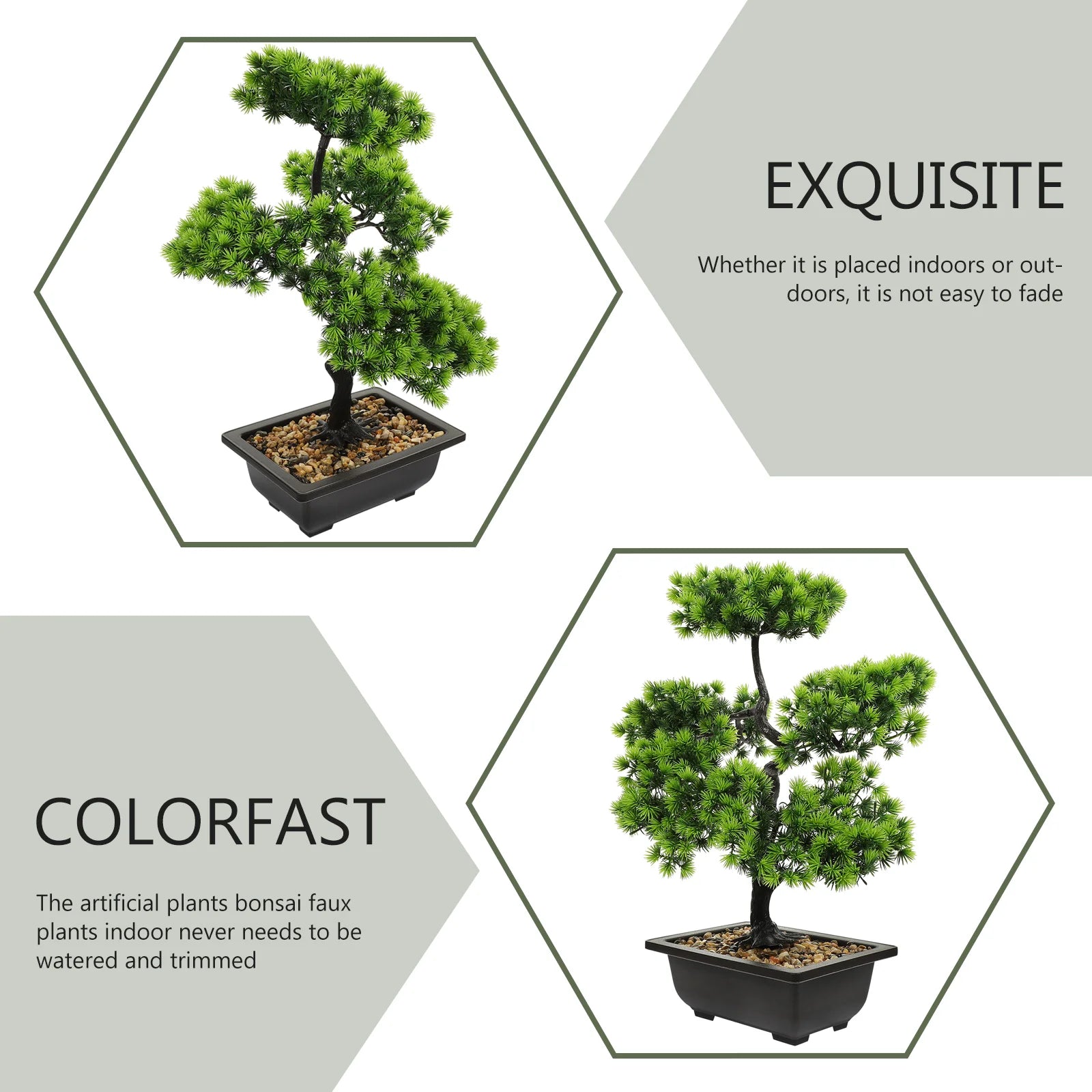 plante bonsaï artificielle décoration pour maison et bureau - vue 7 sur 7