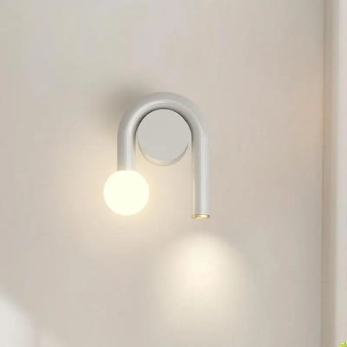 applique murale nordique en métal avec ampoules led éclairage industriel
