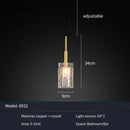lustre en cristal doré design pour intérieur élégant et moderne
