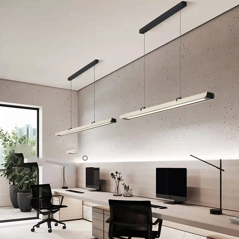 plafonnier led suspendu design minimaliste pour restaurant bar ou magasin - vue 4 sur 8