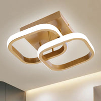 Plafonnier en métal lustre moderne haute luminosité porche lampe d'entrée lampe de plafond à économie d'énergie pour salon chambre
