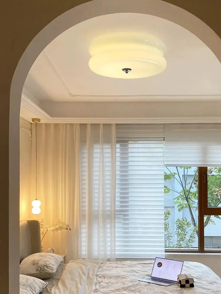 Moderner Glaskronleuchter für Retro-Vintage-Inneneinrichtung - vue 6 sur 12