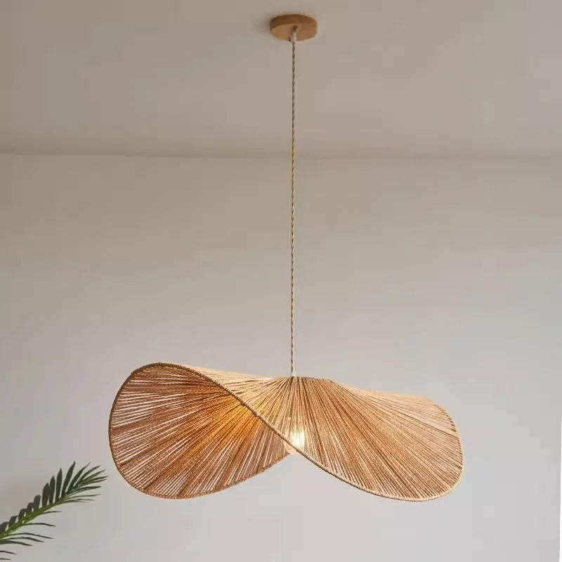 Lustre wabisabi japonaise faite à la main décorative - vue 6 sur 10
