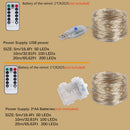 guirlande lumineuse led avec télécommande pour fêtes et décorations