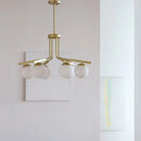 Lustre en verre pour salon